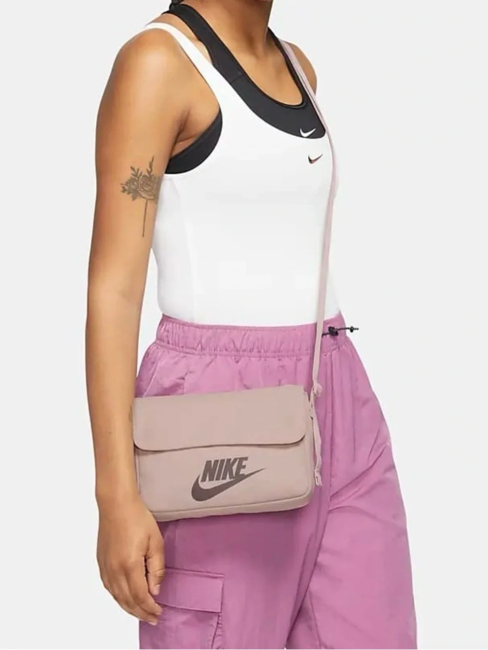 Nike Sportswear Women's Futura 365 Cross-body Bag (3L) Fossil Stone CW9300-292
